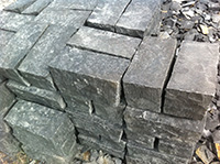 Basalt cubes/cobbles