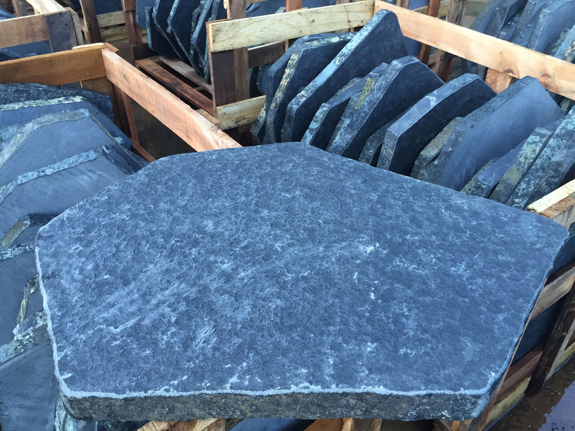 Basalt pavers/stepping