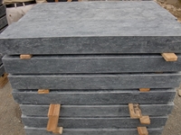 Blue stone kerbs/palisades