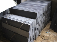 Blue stone kerbs/palisades