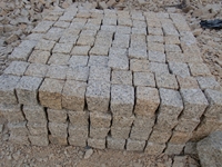 Granite cubes/cobbles